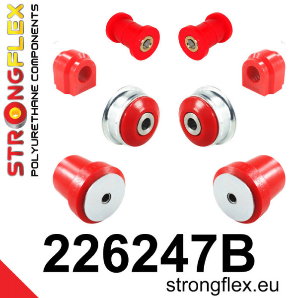 Kit de silentblocs AUDI A1 II triangle avant et berceau arrière