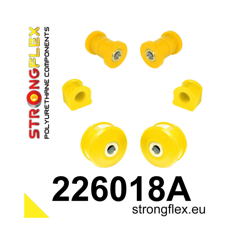 Kit de silentblocs AUDI A3 8L FWD / Quattro suspension avant (90SHA)