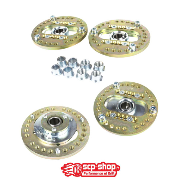 Coupelles avants de reglage de carrossage et chasse E30 E36 E46