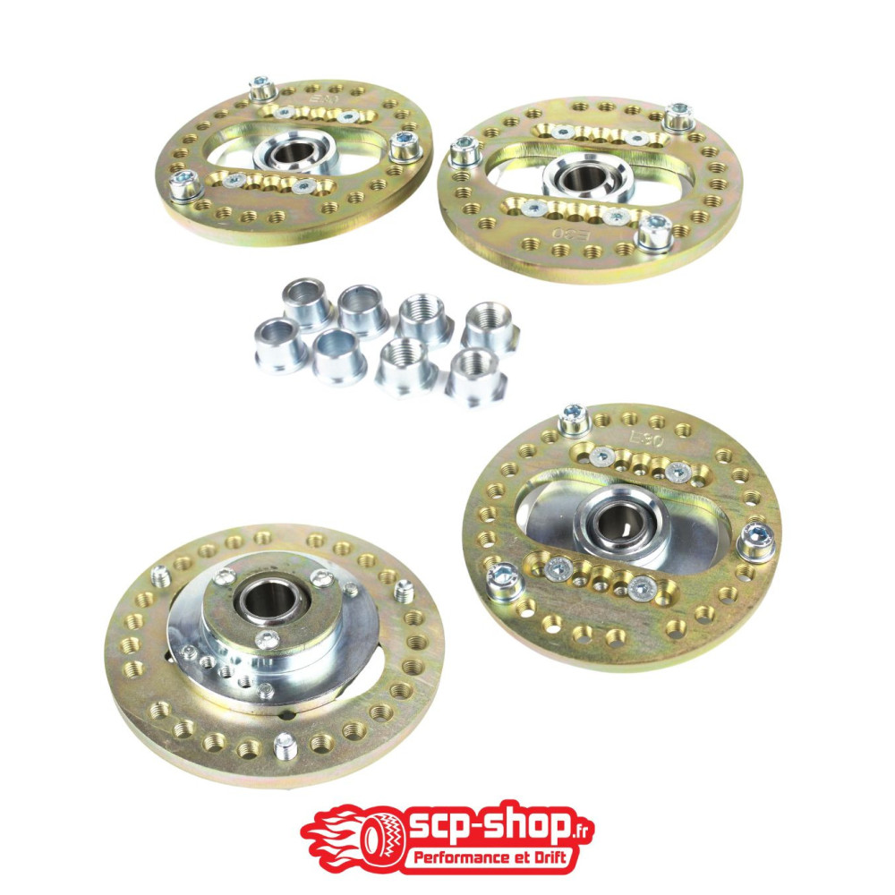 Coupelles avants de reglage de carrossage et chasse E30 E36 E46