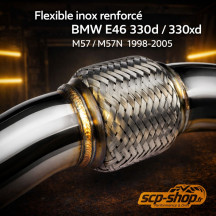 Downpipe inox pour 330D BMW E46