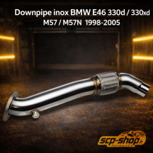 Downpipe inox pour 330D BMW E46