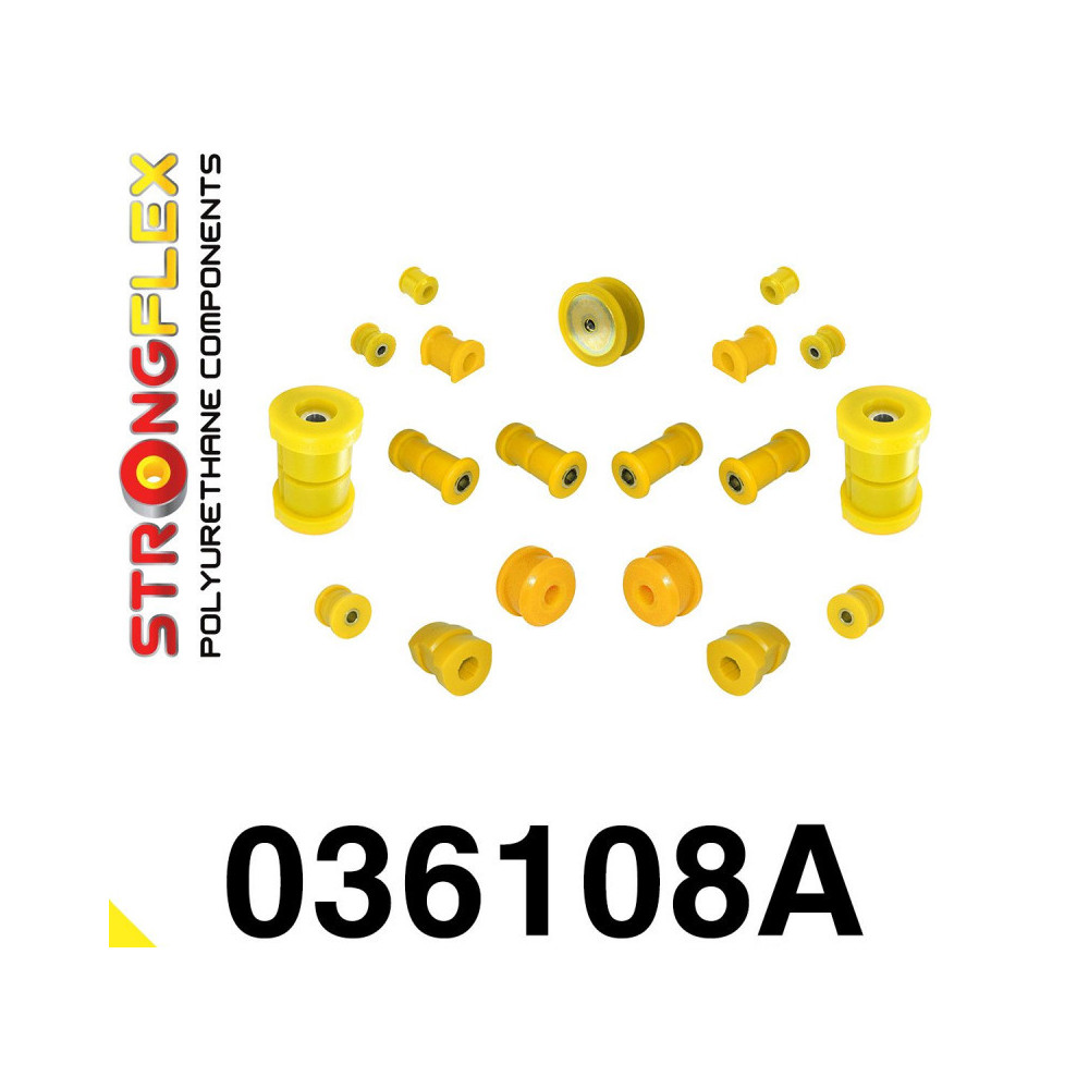 Kit complet silentblocs BMW E36 compact