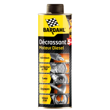Bardahl Décrassant 5 en 1 Diesel 500ml – Nettoyant Injecteurs Turbo EGR FAP