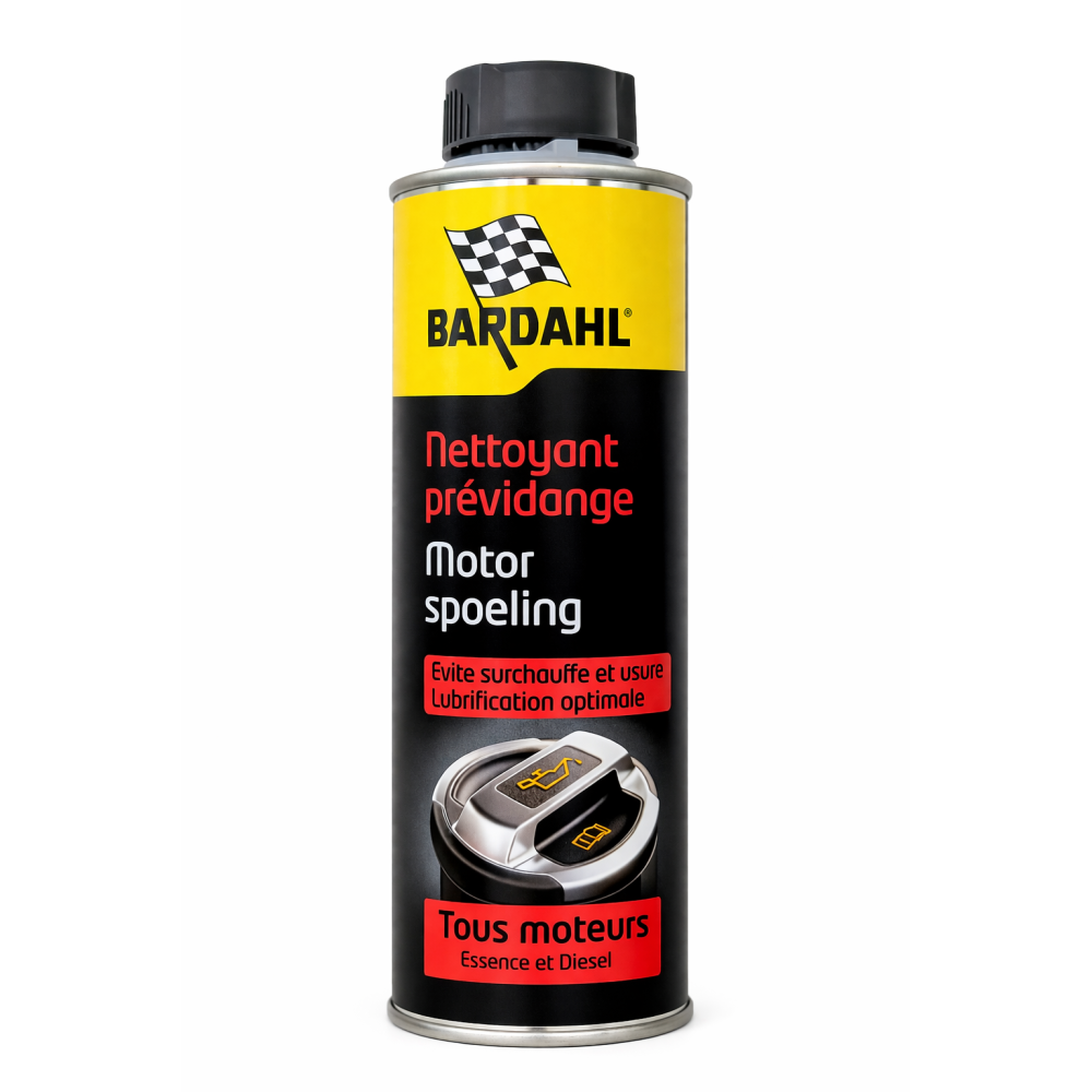 Bardahl Nettoyant Prévidange Moteur – Nettoyage Interne Avant Vidange