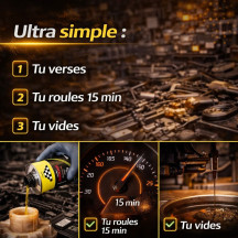 Bardahl Nettoyant Prévidange Moteur – Nettoyage Interne Avant Vidange