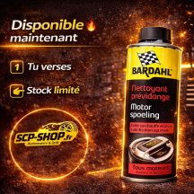 Bardahl Nettoyant Prévidange Moteur – Nettoyage Interne Avant Vidange