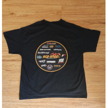 Tee-shirt SCP-SHOP noir 100% coton 180 g/m² – Performance & Drift