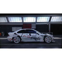 Kit carrosserie Look Pandem BMW E46 Coupé +5 avant +7 cm arriere