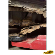 BMW E46 : plaque point de levage arrière | SCP SHOP