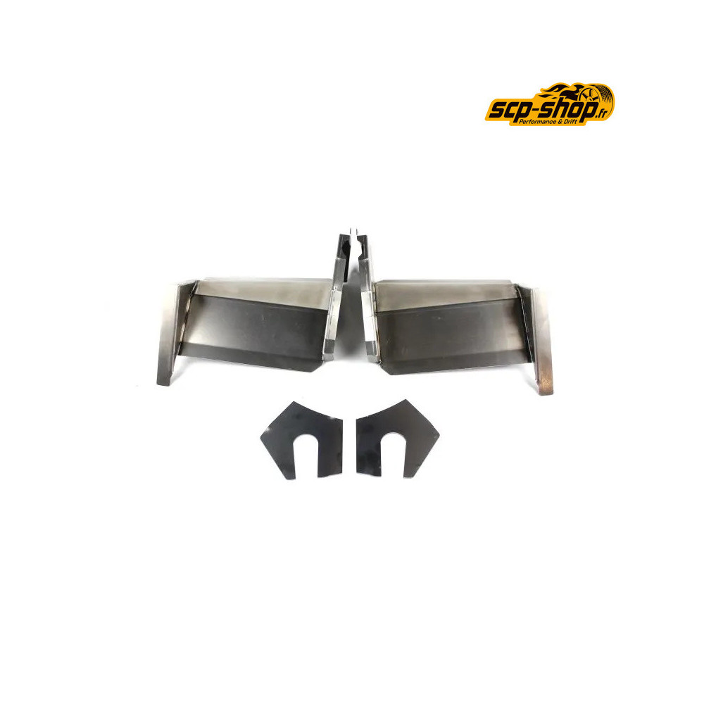 Kit réparation supports triangulaires avant BMW E36 et renforts de fixation de silentblocs de triangles – paire