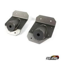 Renforts de fixation avant du berceau arrière BMW E46 – vue de dessous