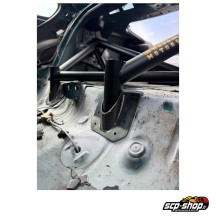Renfort intérieur de plancher BMW E46 monté avec un X-brace