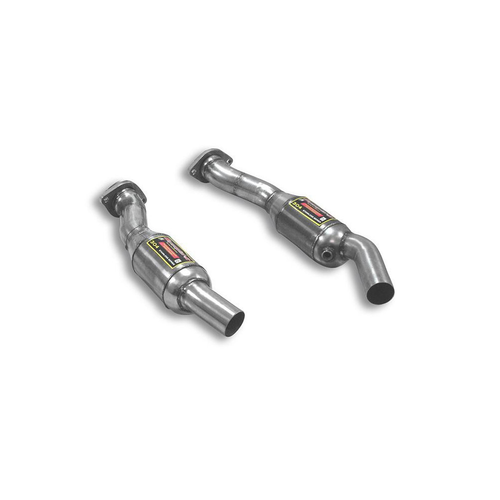 Tube avant avec Catalyseur métallique Droite + Gauche - Supersprint