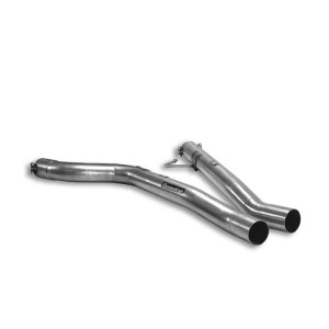 Tube centrals Kit Droite + Gauche - (remplace origine Silencieux central) - Supersprint