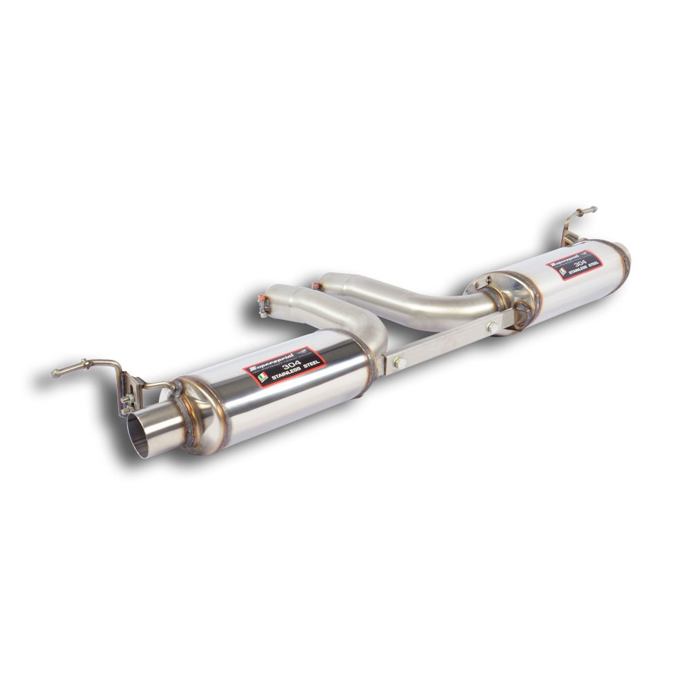 Silencieux arrière "Racing" Droite - Gauche - Supersprint