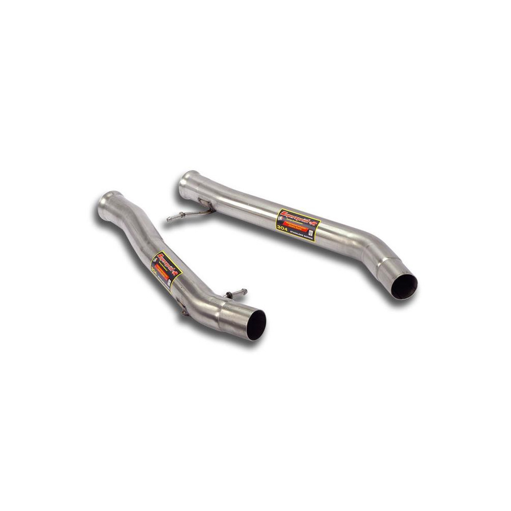 Tube de liasion Droite - Gauche pour catalyseur d'origine. - Supersprint