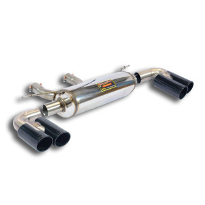 Silencieux arrière Droite OO90 - Gauche OO90 "Black" - Supersprint