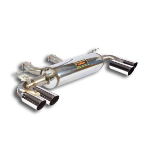 Silencieux arrière Droite OO90 - Gauche OO90 "Race Tips" avec valve - Supersprint