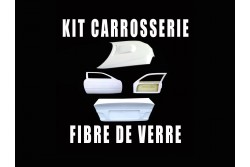 Kit carrosserie fibre E46 coupé : Capot 2 portes et malle CSL