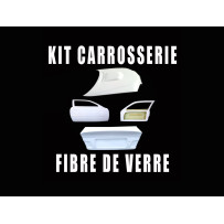 Kit carrosserie fibre BMW E46 capot M3 + 2 portes + coffre CSL