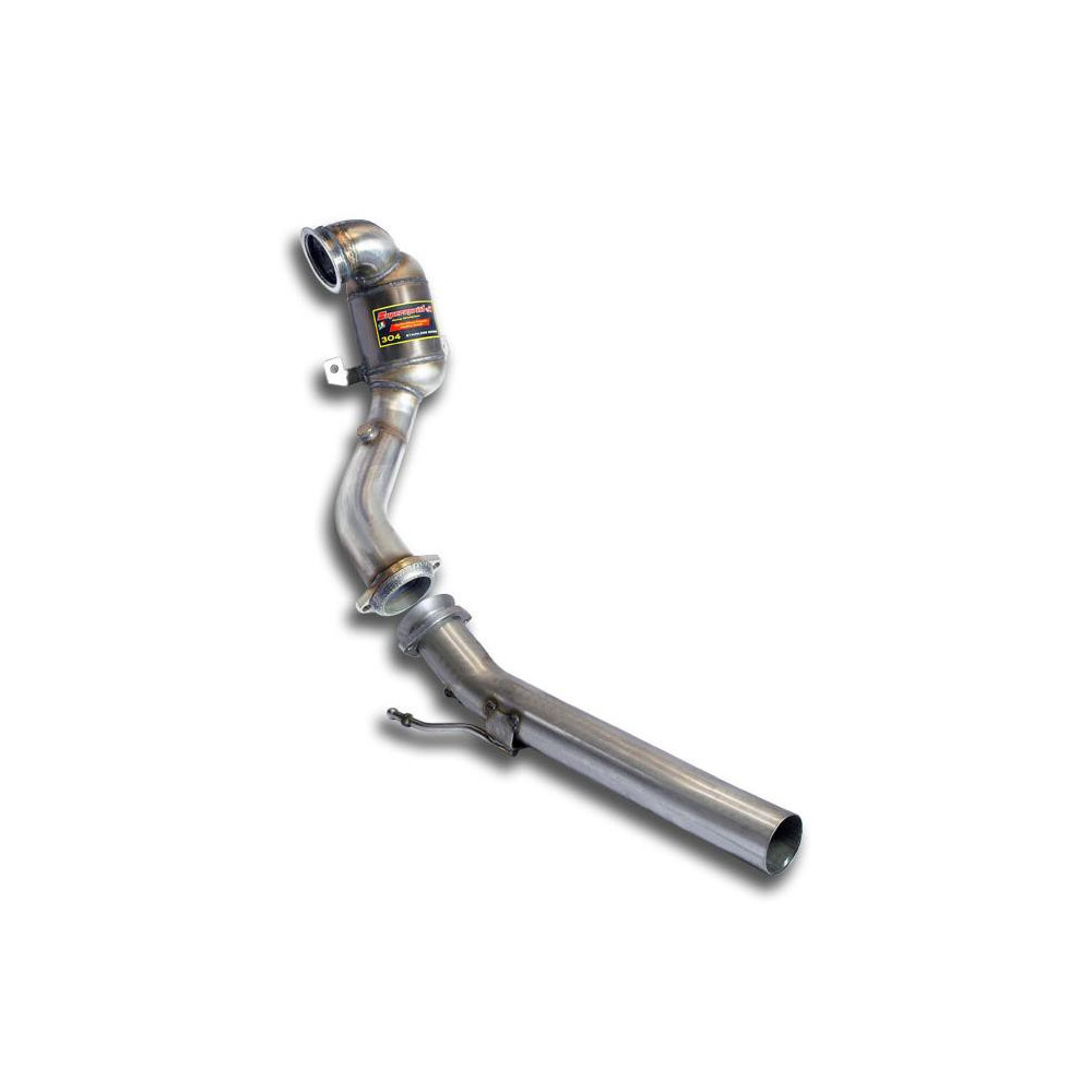 Turbo Descente tube + Catalyseur métallique WRC 100 CPSI - Supersprint