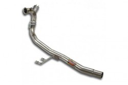 Turbo Descente tube (Replace diesel-sooth filter) - avec bungs pour the pressure fittings et O² sensor - Supersprint
