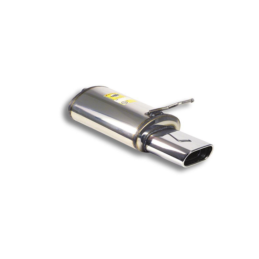 Silencieux arrière Gauche ov. 145 x 75 Acier inoxydable - Supersprint