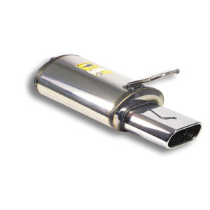 Silencieux arrière Gauche ov. 145 x 75 Acier inoxydable - Supersprint
