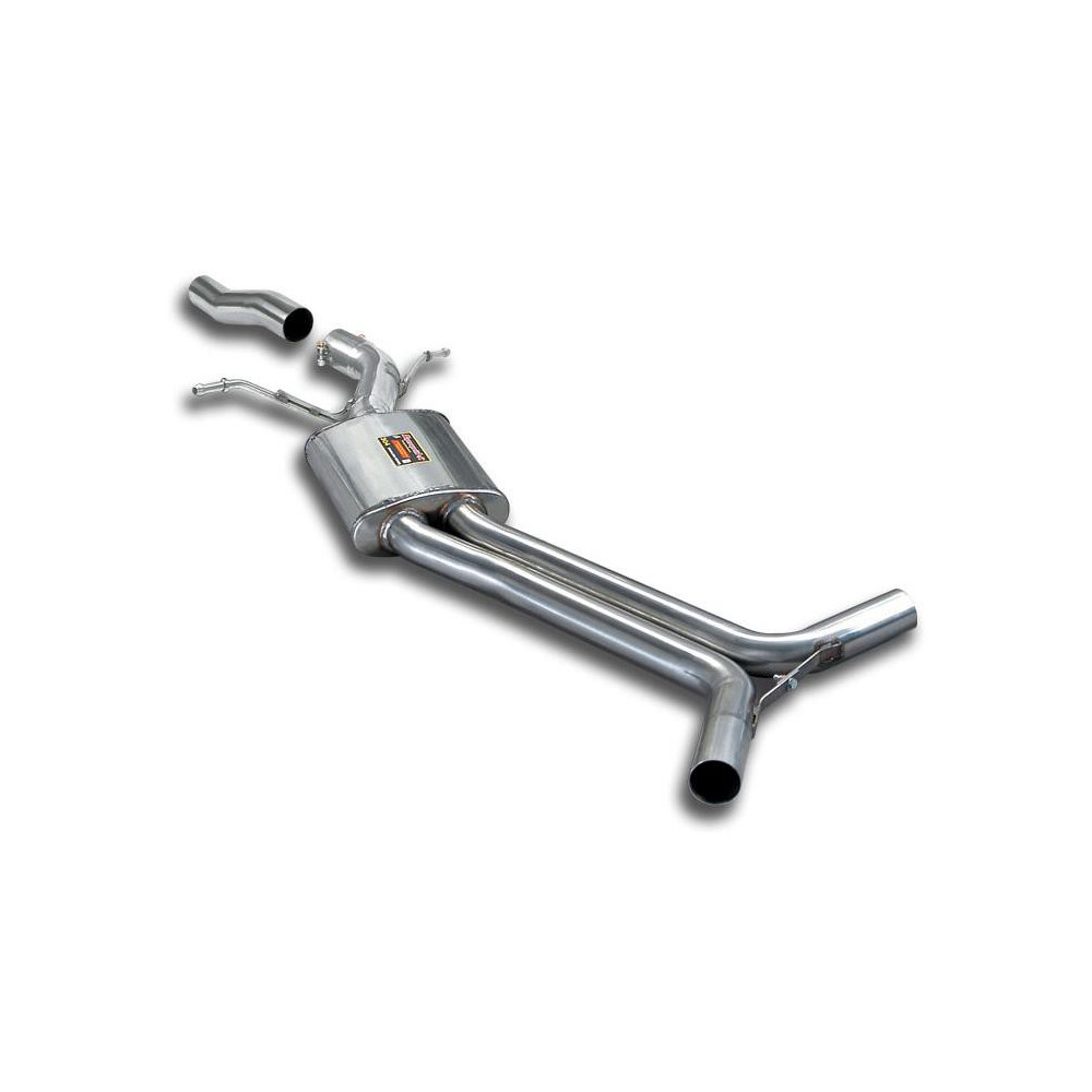 Silencieux central + exhaust hanger kit - Supersprint