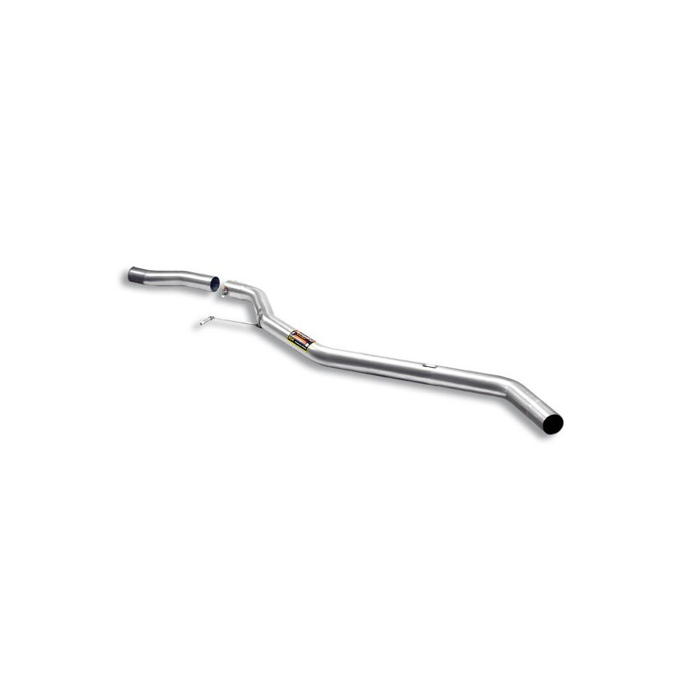 Tube central + pattes de fixation - (remplace le silencieux central d'origine) - Supersprint