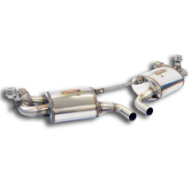Silencieux arrière Droite + Gauche avec Valve - Supersprint
