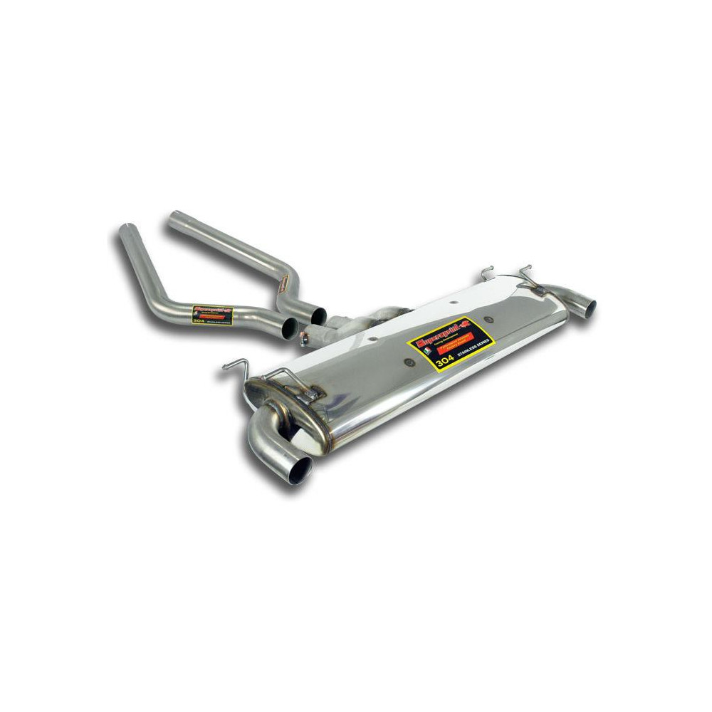 Tube de liasions + Silencieux arrière Droite - Gauche - Supersprint