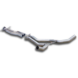 Tube centrals kit + "Y-Pipe" - (remplace origine Silencieux central) - Supersprint