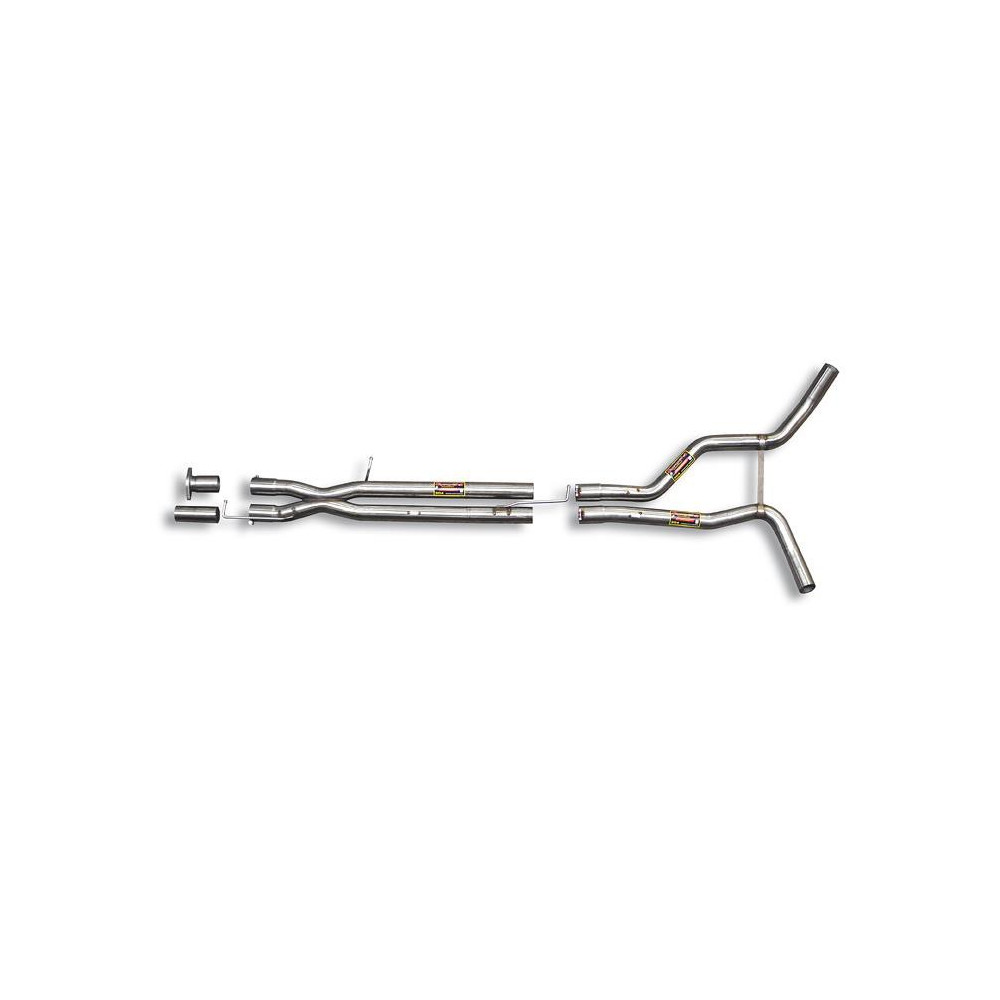 Tube central Droite - Gauche + "X-Pipe" - Supersprint