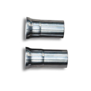 Droite + Gauche Tube de liasions pour the Stock Silencieux central. - Supersprint