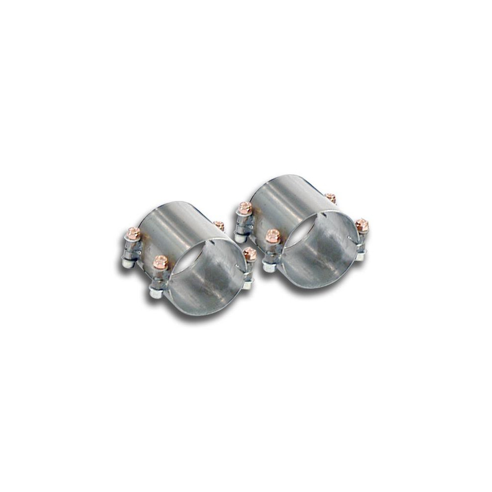 Connecting pipes kit Right - Left For OEM rear exhausts + Supersprint centre pipe - Supersprint
