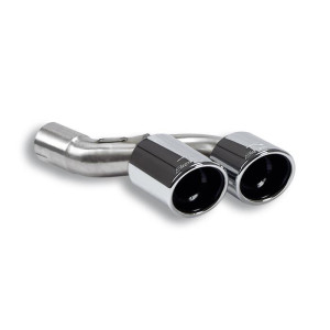 Tube adaptateur pour silencieux central d'origine Gauche + Sortie OO90 - Supersprint