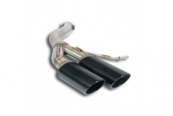 Rear pipe Left 100x75 Black - Supersprint