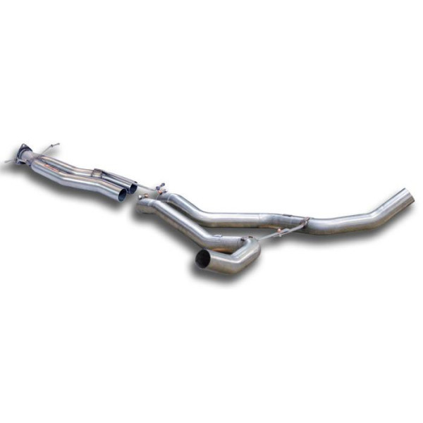 Tube centrals kit + "Y-Pipe" - (remplace origine Silencieux central) - Supersprint
