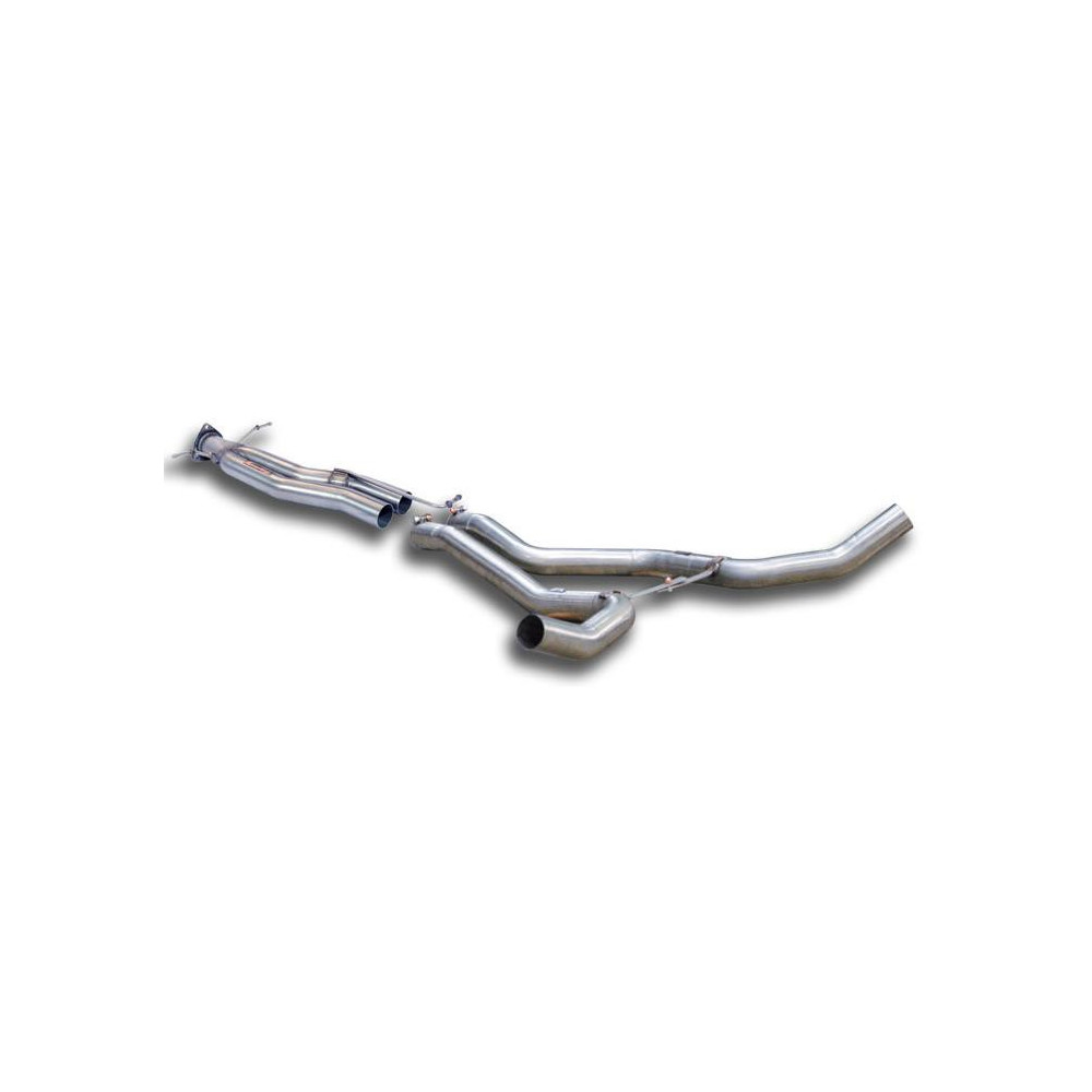 Tube centrals kit + "Y-Pipe" - (remplace origine Silencieux central) - Supersprint