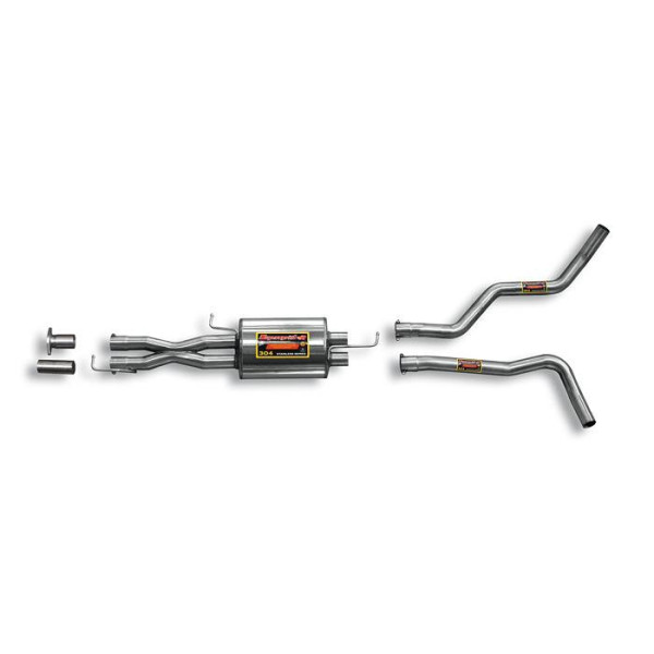 Silencieux central Droite - Gauche + "X-Pipe". - Supersprint