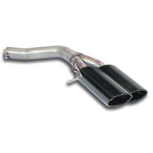 Tube de fuite droit 100x75 noir - Supersprint
