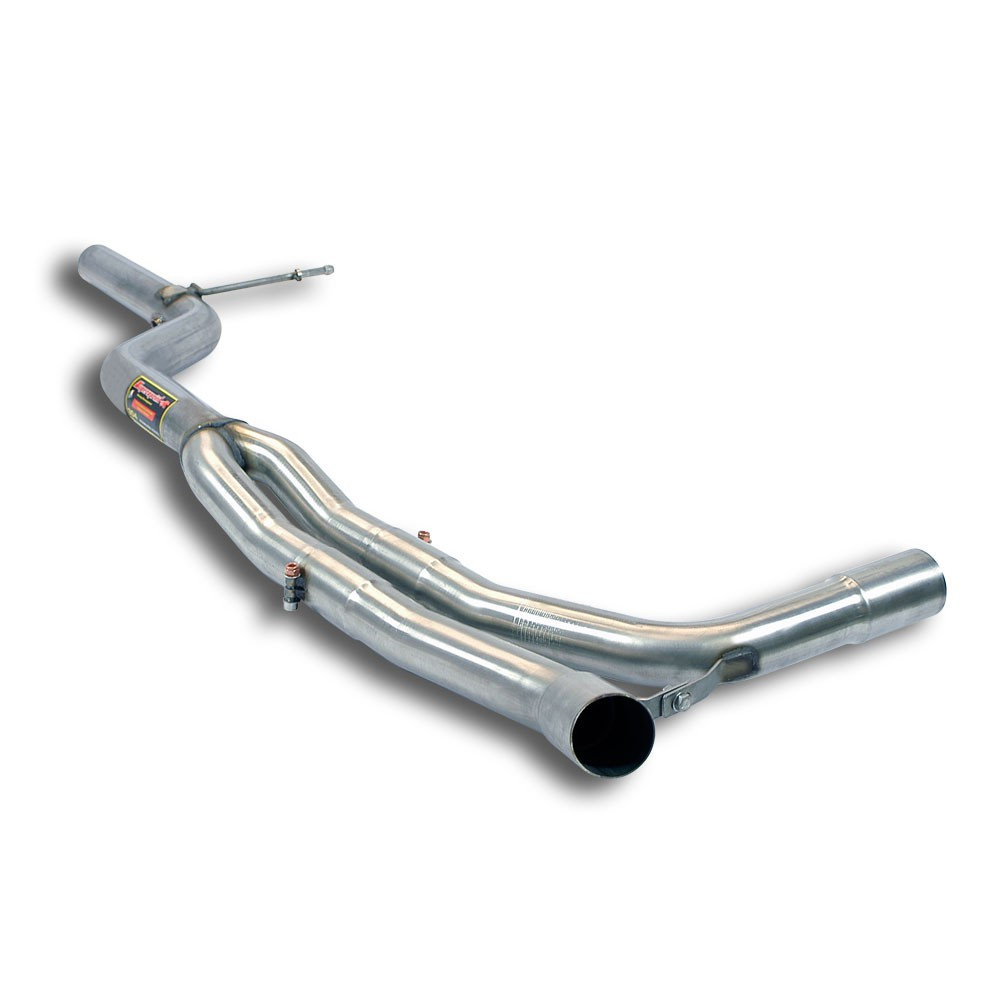 Tube central "Y-Pipe" + exhaust hanger kit - Supersprint