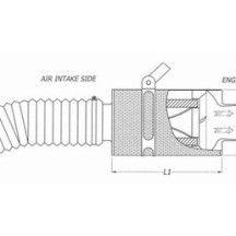 Boîte à air carbone CDA pour VOLKSWAGEN TOURAN