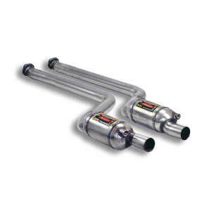 Silencieux avant Droite - Gauche avec catalyseurs métalliques 200CPSI - Supersprint