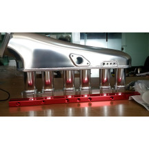 Collecteur d'admission pour moteur 2JZ GTE avec papillon et rampe d'injection