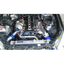 Collecteur d'admission pour moteur 2JZ GTE avec papillon et rampe d'injection